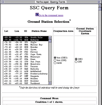 Figure: Ground station selection